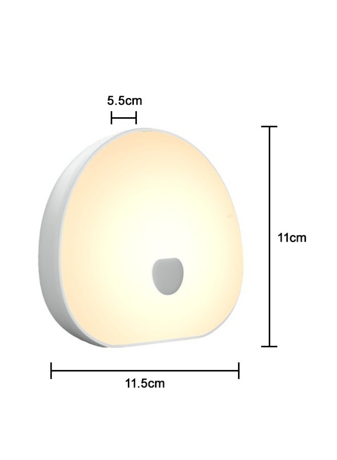 فاصولا مصابيح ليلية مع ضوضاء بيضاء، انعم بأصوات مهدئة، مصباح LED للتحكم باللمس للرضاعة الطبيعية، ضوء ليلي محمول، مؤقت ذاكرة، نوم للأطفال والبالغين (أبيض) - Image 2