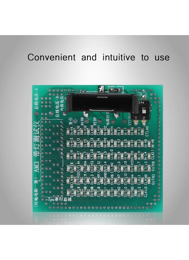 Thoraya For AMD LGA AM3 Computer Motherboard Socket Test CPU Analyzer Tester with LED  - Image 3