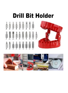 KASTWAVE Screwdriver Bit Organizing Holder Set, Upgrade Bit Holder,  Magnetic Denture Drill Bit Holder with 28 Drill Bits |Fits 1/16"-1/4" Hex Bit and Drive Bit Adapter  - Image 3