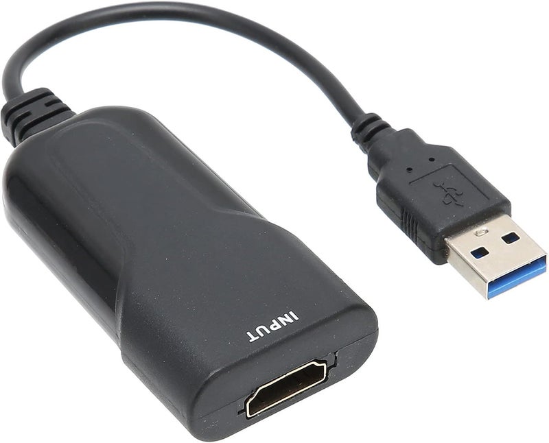 بطاقة التقاط فيديو USB بدقة 1080P ومعدل 60 هرتز، جهاز تسجيل فيديو بواجهة متعددة الوسائط عالية الدقة (HD Multimedia Interface)، متوافق مع تقنية HDMI ويعمل بنظام التشغيل التلقائي (Plug and Play) لأنظمة OS X وAndroid وLinux - Image 2