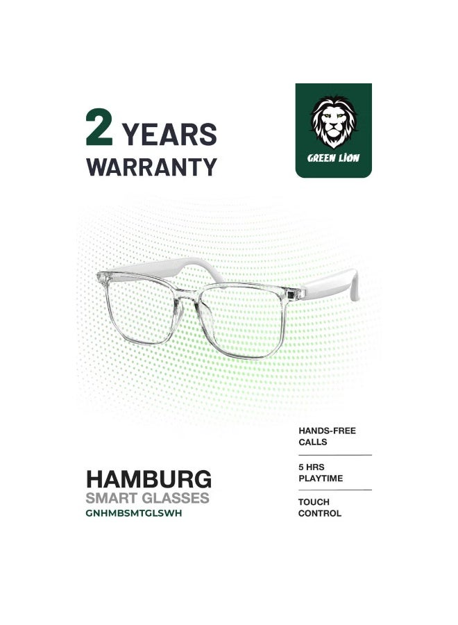 Green Lion Hamburg Smart Glasses with Anti-Blue Lens & Bluetooth 5.4 - Image 1