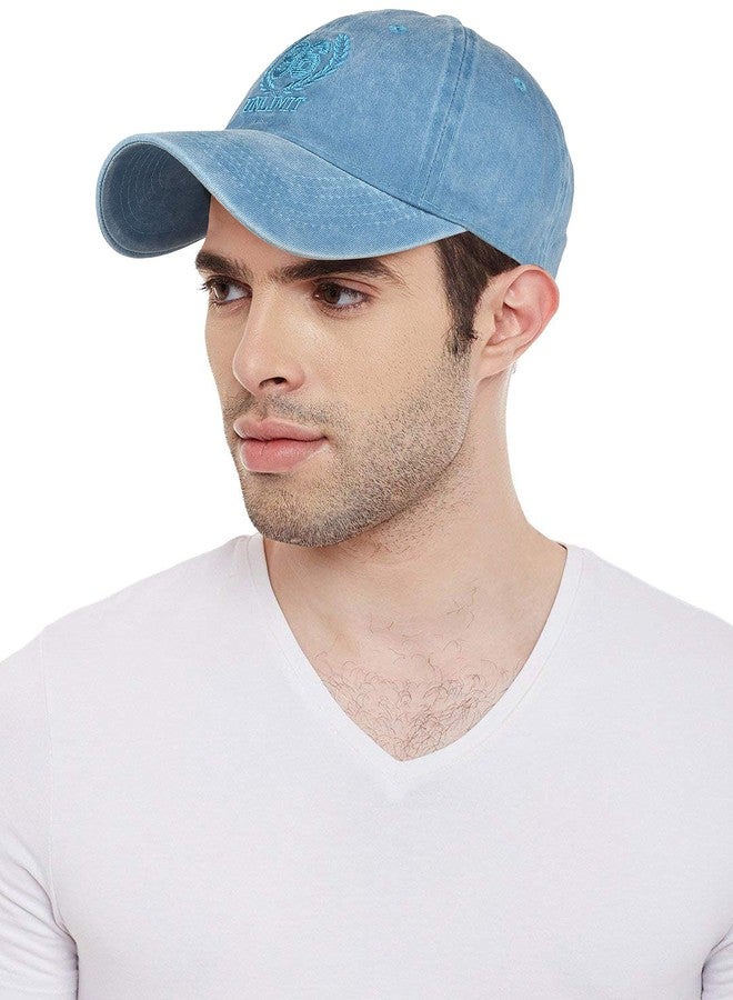 ILU Cap for Men Women Topi Unisex Head Branded Boy's Girl's Caps Adjustable Strap Summer Sports Cricket Gym Dance Cotton Free Size Woolen Fashion Baseball Hip hop Helmet Winter Snapback (Turquoise) - Image 4