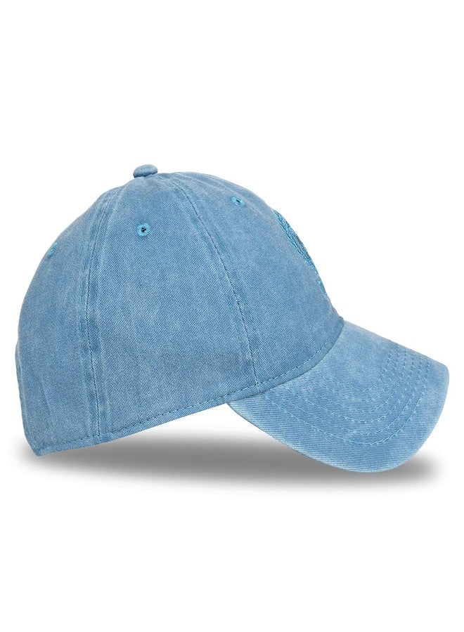 ILU Cap for Men Women Topi Unisex Head Branded Boy's Girl's Caps Adjustable Strap Summer Sports Cricket Gym Dance Cotton Free Size Woolen Fashion Baseball Hip hop Helmet Winter Snapback (Turquoise) - Image 3