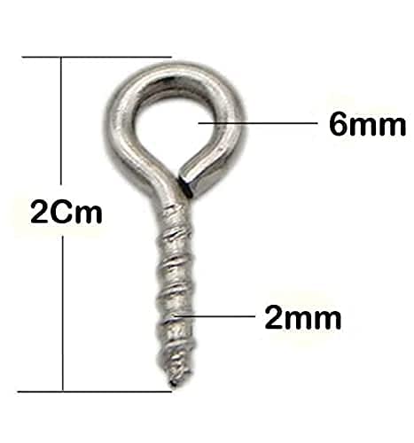 LJL Traders Aluminum Window Net Curtain Wire Spring Cord Kit with Hooks and Eyes, Material: Steel, Color: Silver (6 Meter with 12 Hook) - Image 4
