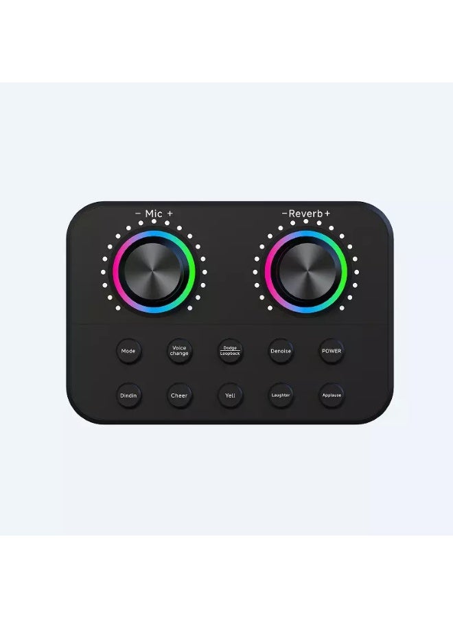 BOX6 Live Sound Card Voice Changer – USB Audio Mixer for Mobile Phone & PC with DSP Effects, Live Streaming & Recording - Image 3
