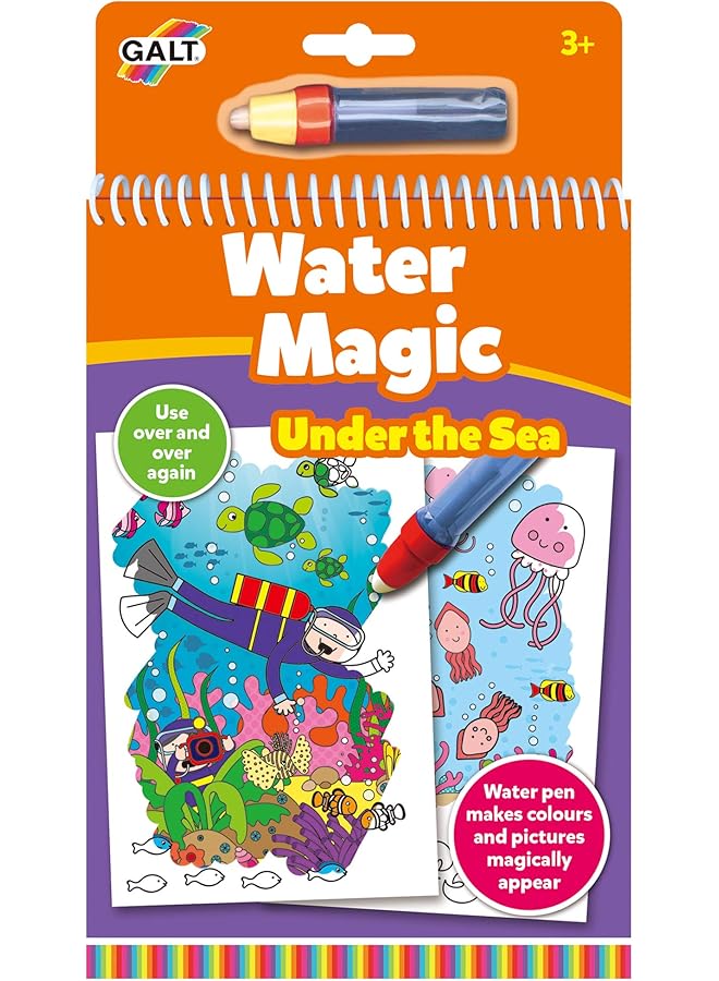 GALT Toys Water Magic Under The Sea Colouring Book For Children - Image 1