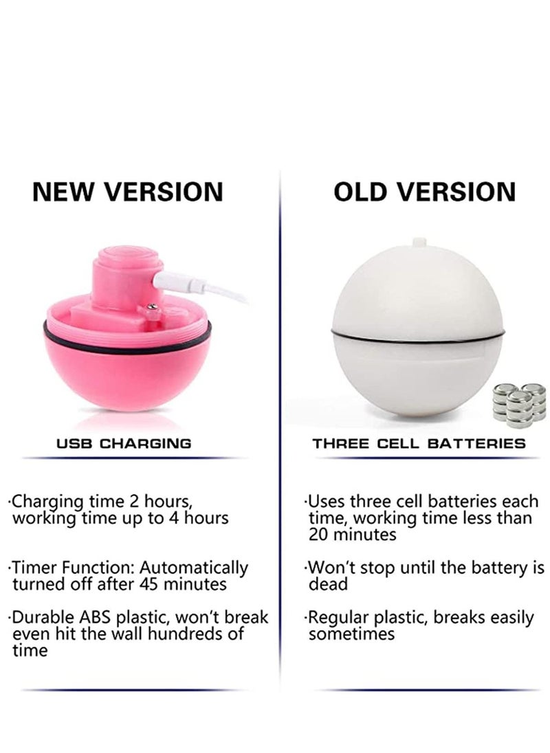 Y&D Cat Toys for Indoor Cats Kittens Interactive Training, Self Rotating Moving USB Rechargeable Smart Toy Ball  - Image 5