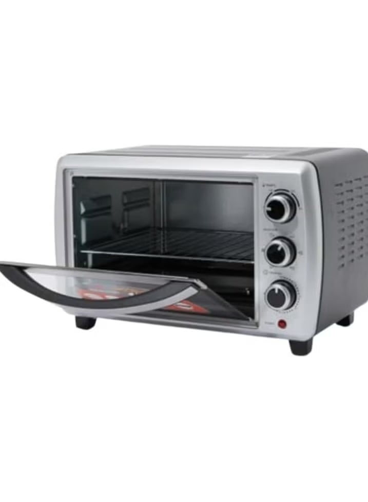 MEBASHI 24L Electric Oven Toaster, White Steel, Adjustable Temperature,(1500W) 60 Minute Timer (ME-EOV2401KR) - Image 2