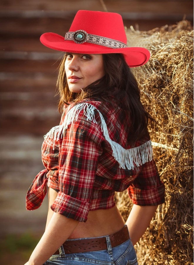 Handmade Adjustable Cowboy Hat Bands, Soft PU Leather, Western Style, Fits Fedora and Straw Hats