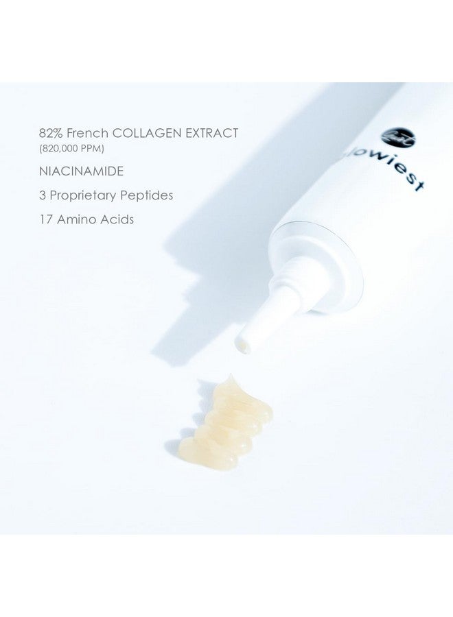 glowiest Dream Glow Collagen 82 Eye Cream French Collagen Eye Cream Dark Circle Under Eye Treatment Korean Eye Cream Brightening Day And Night Care Not Tested On Animals 0.7Oz./20G - Image 4