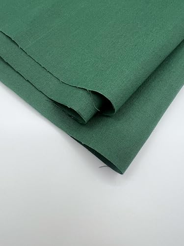 EOVEA - Cotton Polyester Fabric by The Yard – 60" Wide Broadcloth Fabric, Soft, Lightweight & Breathable Material for Lining, Curtains, Bedding, Skirts, Sewing Projects (Hunter Green,2 Yard) - Image 3