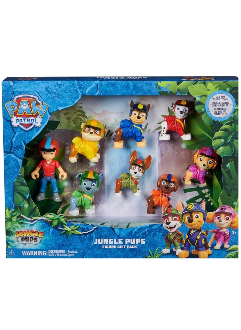 PAW PATROL Paw Patrol Jungle Pups Action Figures Gift Pack - 8 Figures  - Image 1