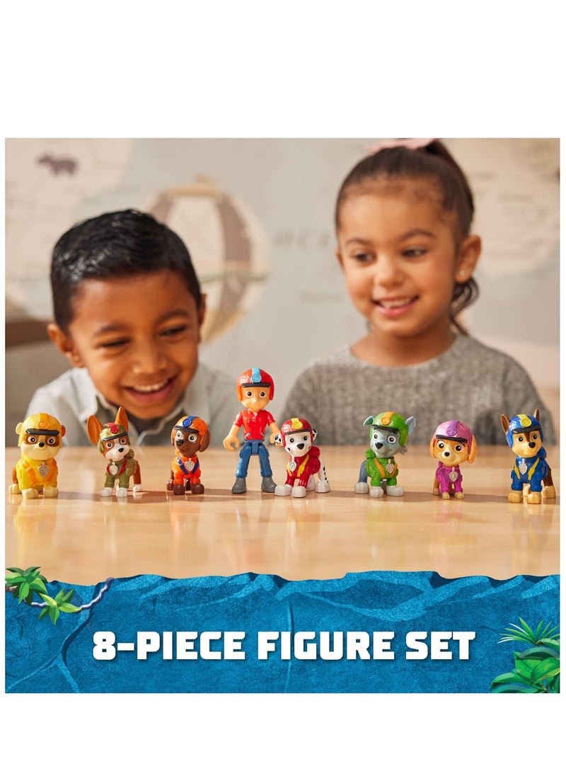 PAW PATROL Paw Patrol Jungle Pups Action Figures Gift Pack - 8 Figures  - Image 3