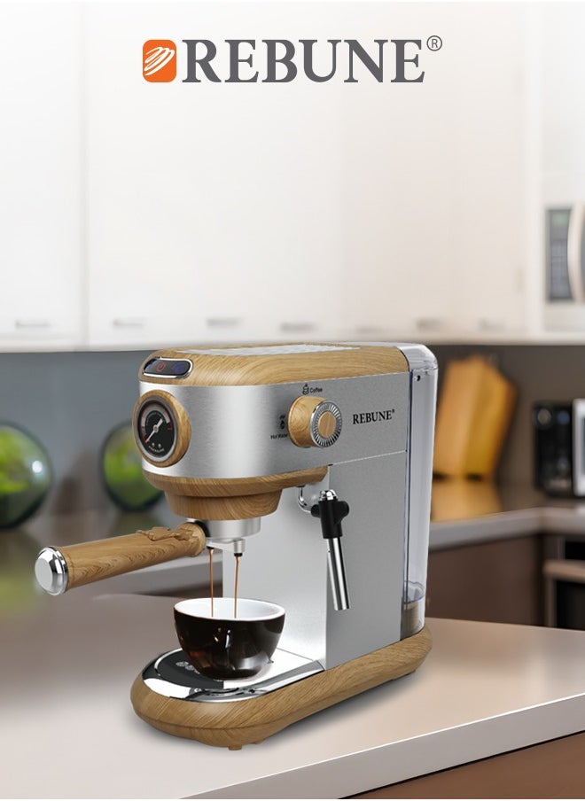ريبون ماكينة الاسبريسو بقوة 1450 واط  ، RE-6-035  - Image 2