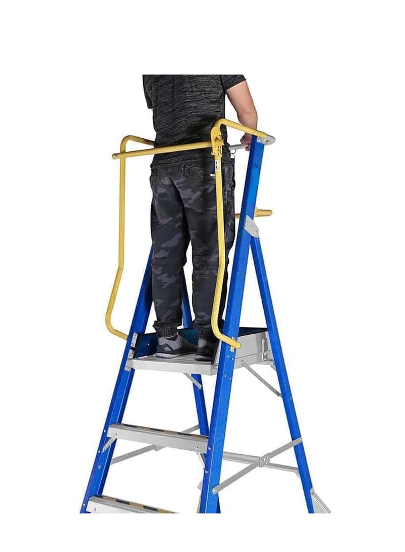 ABBASALI 8ft Fiberglass Platform Ladder (2.5m) - Image 2