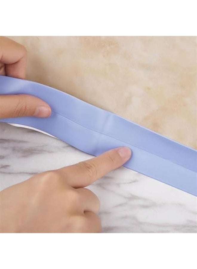 Bathroom and Kitchen Caulk Strip, Self-Adhesive Sealing Tape, 2 x 400 cm, green,pink - Image 3