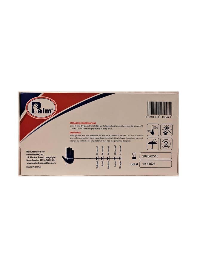 Palm Vinyl Examination Gloves - Image 3