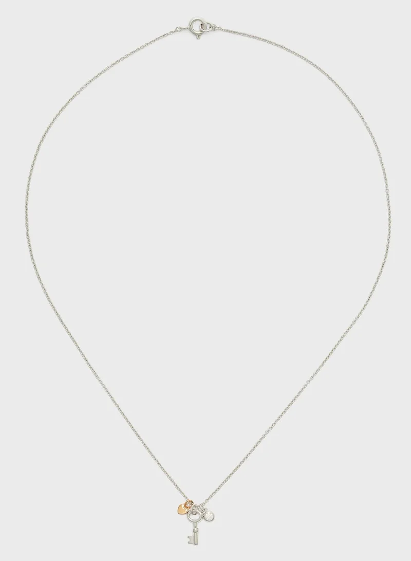 FOSSIL JFS00467998 Key Pendant Necklace