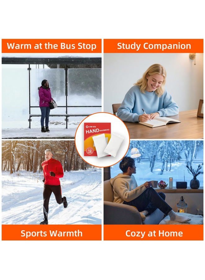 Mrice Hand Warmers Disposable Warm Pad 10 Pairs - Up to 12 Hours of Heat Warmers - Long Lasting Safe Natural Odorless Air Activated Warmers - Hot Warmers for Men, Women and Kids - Image 3