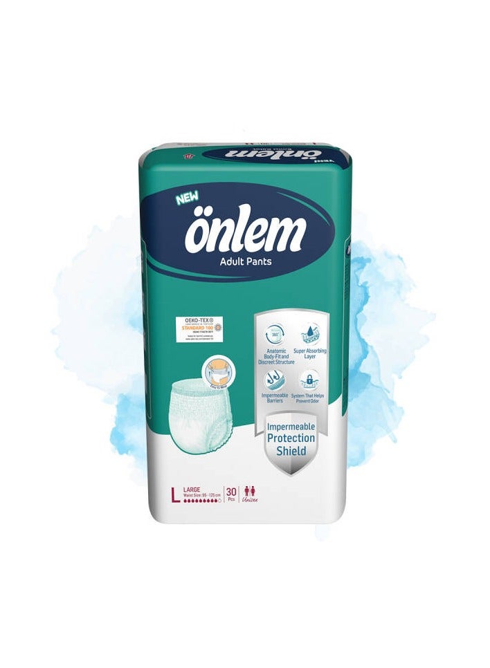 Önlem Onlem Adult Pants Large 30 Pcs/Pack  - Image 1