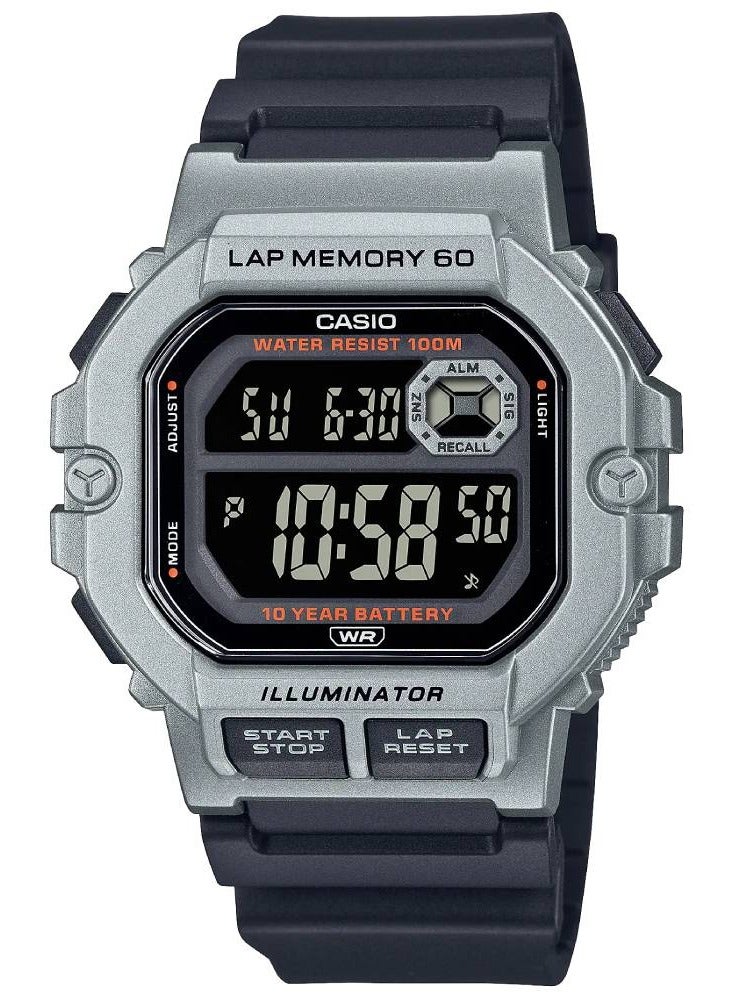 Casio WS-1400H-1BVDF Digital Resin Band Watch