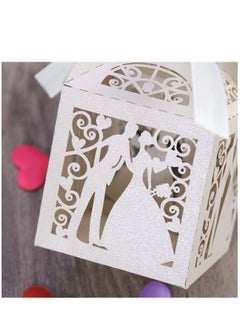 Y&D Boxes for Gift, Favor Box Gift Wedding Candy Birthday Baby Bridal Shower Party Favors Supplies 100pcs  - Image 5