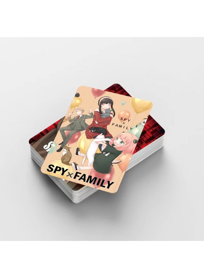 NIBEMINENT 92 Pcs Cartoon SPY×FAMILY Double-sided Lomo Cards Card For Fans Collection Gifts - Image 2