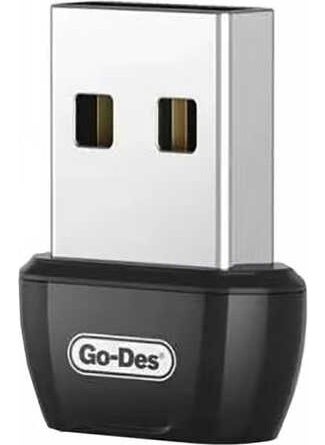 GO-DES - Go Des GD-BT113 USB Bluetooth Adapter V5.0 2.4Ghz 3Mbps Transfer Rate - Image 1