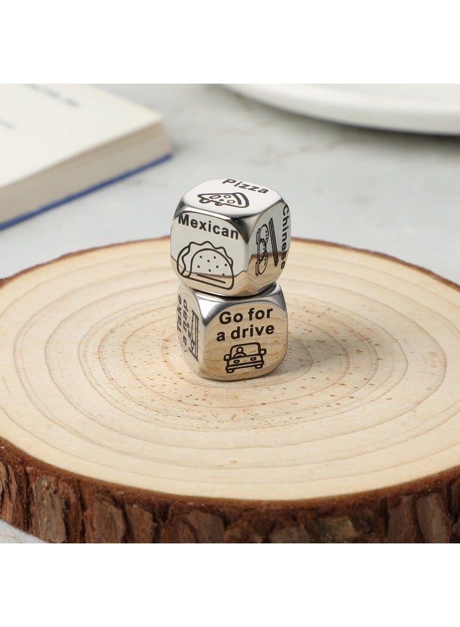 Grevosea 2 Pcs Retirement Decision Dice Gifts For Men Women Him Her Happy Retirement Gifts For Retired Teachers Decision Dice Leaving Employee Appreciation Steel Anniversary Birthday - Image 5