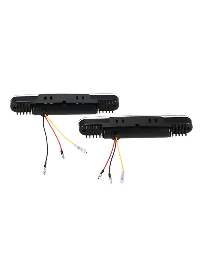 Loquat 2-Piece 30 LED Car Daytime Running Light DRL Daylight Lamp with Turn Signal Indicators - Image 3