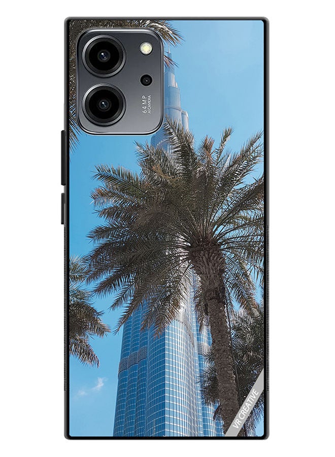 VR CREATIVE Protective Case Cover For Honor 80 SE Royal Burj Khalifa Design Multicolour - Image 1