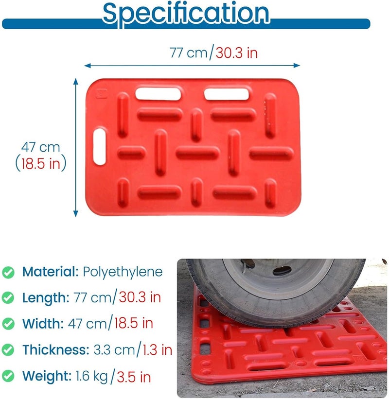 Red Lightweight Livestock Panels,Portable Sturdy Livestock Sorting Panel for Pasture,Animal Guide Board for Pig Hog Cattle Cow Sheep Goat,Easy to Carry (77x47 cm/30.3x18.5 in) - Image 2