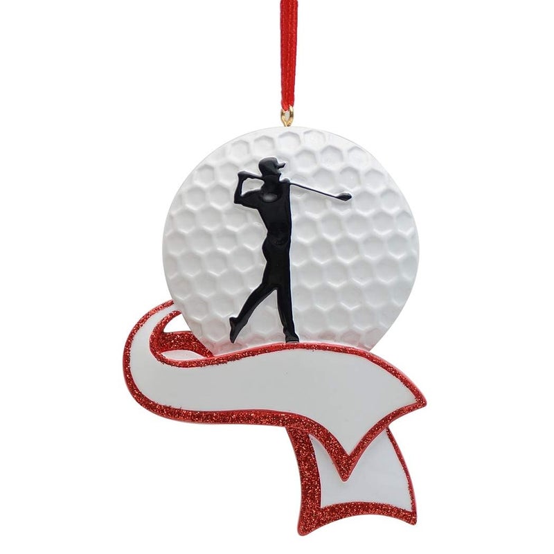 MAXORA Personalized Golf Christmas Ornaments 2025 â€“ Custom Golfer Ornament â€“ Sports Fan Ornament Decorations â€“ Golf Player Gifts for Men â€“ Sport Ornaments - Image 1