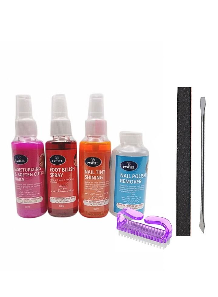PASTEEL Pack Of 7 Manicure Kit Multicolour - 240ml - Image 1