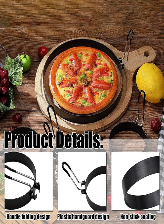 Biunnru 8-Inch Stainless Steel Omelette Ring for Griddle, 2 Count - Image 3