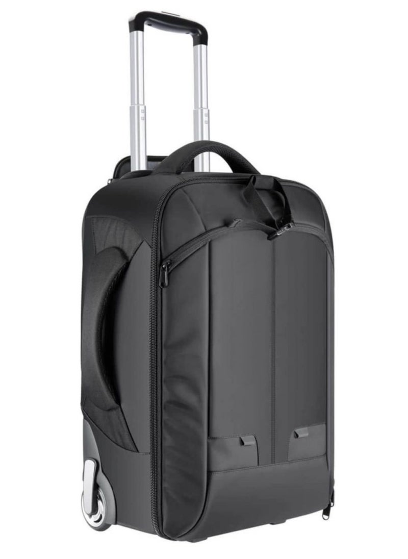 EIRMAI - EMB-NW 3300 Model Eirmai tractor-style backpack for  1 camera, 5 lenses,. Waterproof with a space for a 48cm folded tripod. Made of 1000D nylon in black. - Image 1