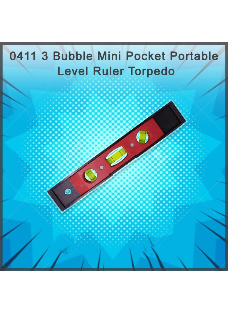 Vellect Vellect Mini Torpedo Compact Ergonomic Level Tool for Accurate Measurements in Tight Spaces and OntheGo Projects  - Image 4