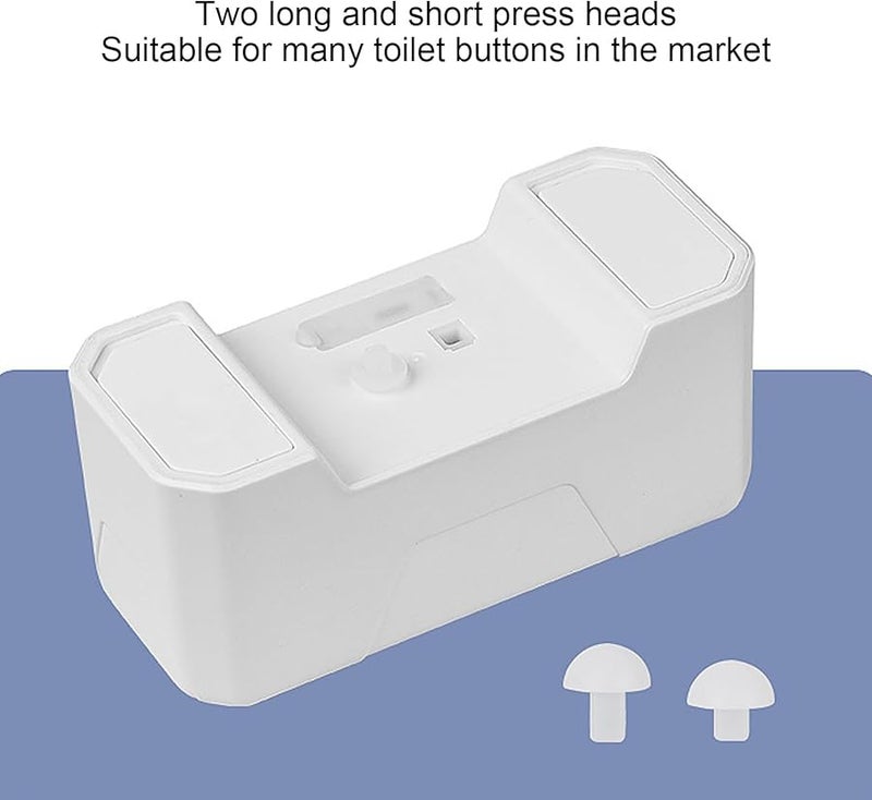 مجموعة دافق المرحاض التلقائي بدون لمس IPX5 مقاوم للماء مستشعر ذكي قابل لإعادة الشحن - Image 5