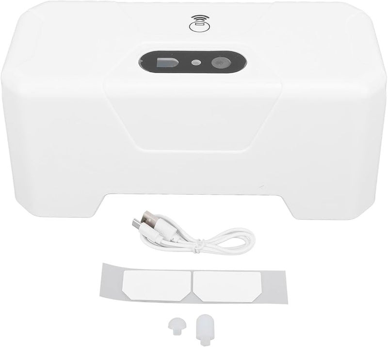 مجموعة دافق المرحاض التلقائي بدون لمس IPX5 مقاوم للماء مستشعر ذكي قابل لإعادة الشحن - Image 1