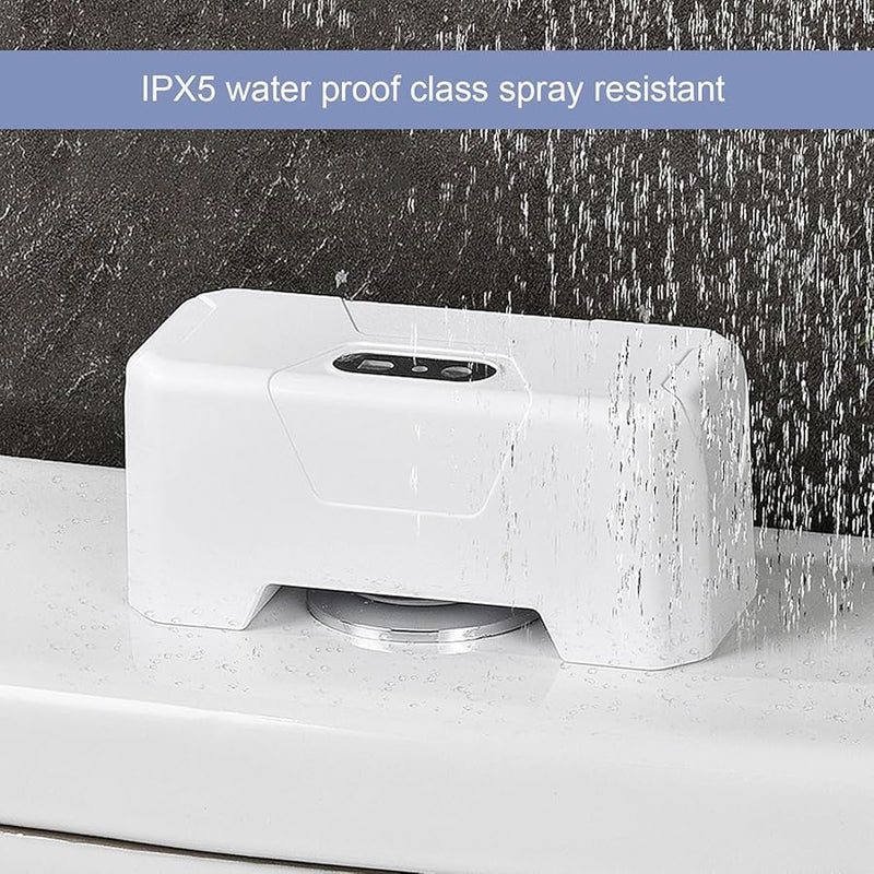 مجموعة دافق المرحاض التلقائي بدون لمس IPX5 مقاوم للماء مستشعر ذكي قابل لإعادة الشحن - Image 4