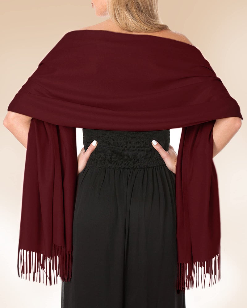 FURTALK Pashmina Shawls and Wraps for Evening Dress Women's Scarf Wedding Bride Bridesmaid Gifts Winter Scarves - Image 3