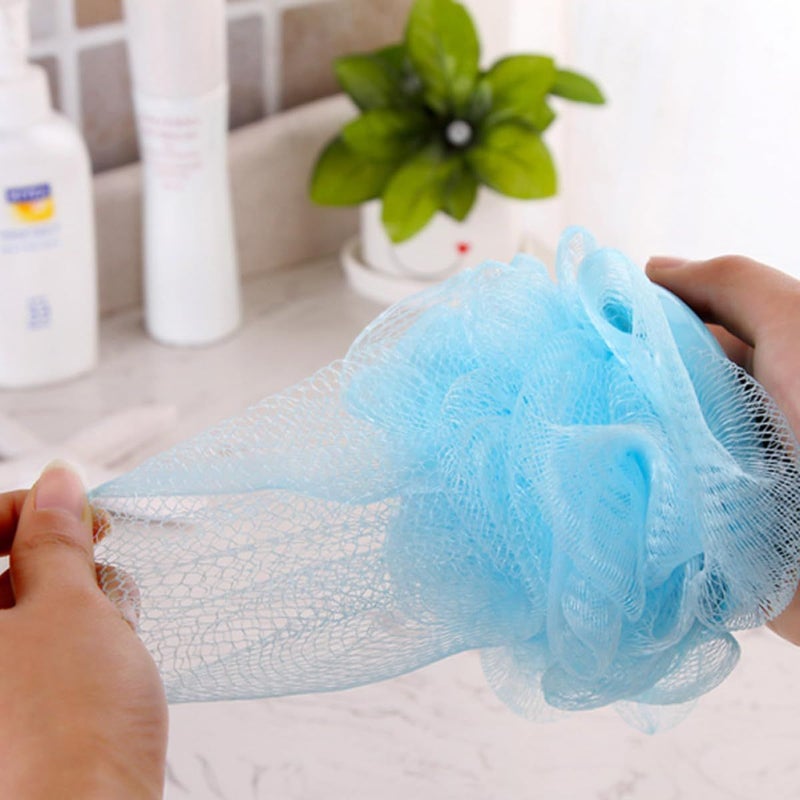 Large Mesh Bath Sponges 10 Pack Soft Exfoliating Body Scrubber Random Color - Image 3