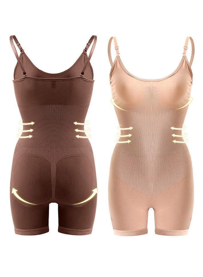 MIXSNOW النساء Shapewear البدلة البدنية سلس وسط الفخذ السراويل القصيرة البطن التحكم البدلة التنفس الخصر شكل الجسم الخصر مدرب - Image 5