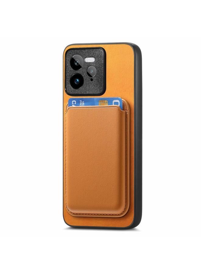 اس-توب جراب لهاتف Realme Neo 5 SE 5G Retro Magsafe Card Bag غطاء خلفي من البولي يوريثان جراب هاتف - Image 2