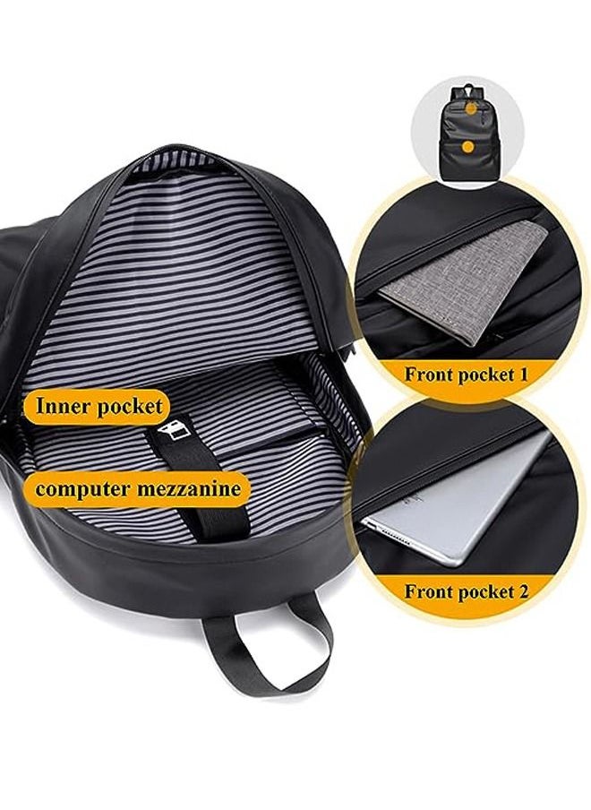 Generic - Laptop Backpack for Men or Women, Water Resistant Travel Backpacks,Fashion Slim Durable College School Backpacks Fits 15.6 Inch Laptop Business Travel Anti Theft Bookbag Gift - Image 1