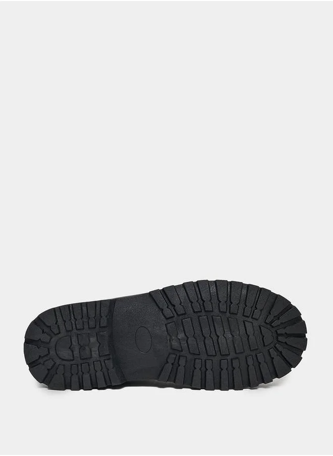Styli Lace Up High Top Combat Boots