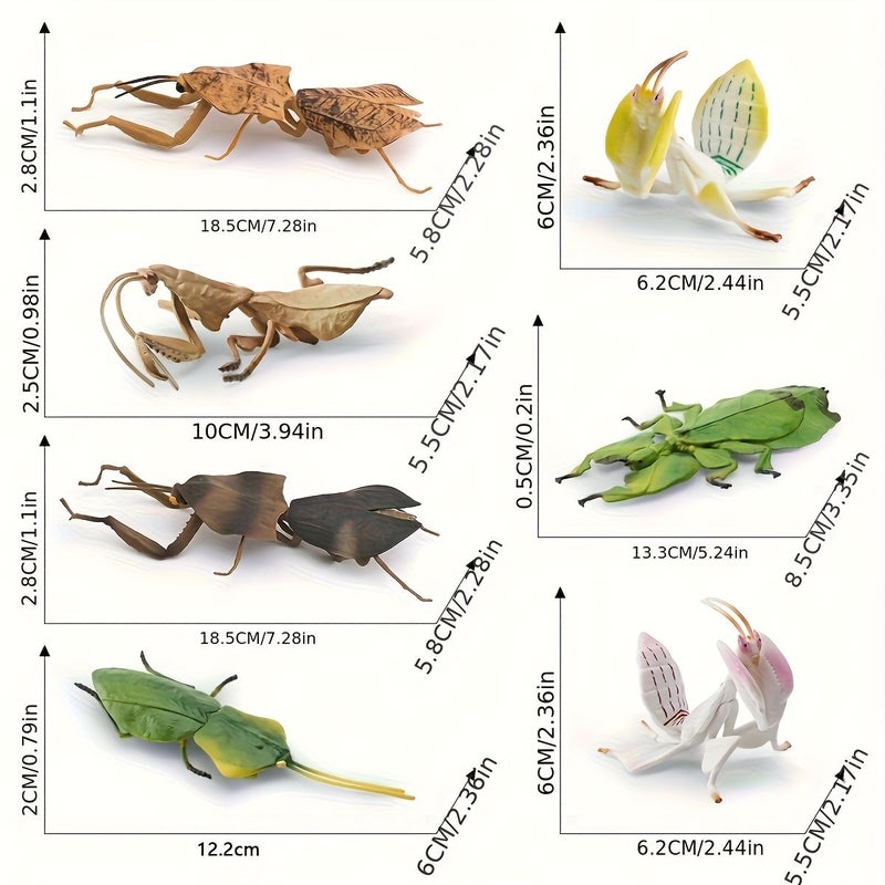 Simulation Insect Animal Models Dead Leaf Mantis Educational Toys - Image 2