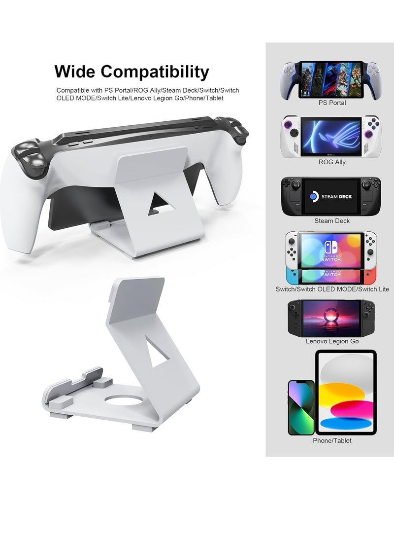 JYS Alloy Stand Holder Storage Bracket Compatible with PlayStation Portal/Switch/Steam Deck/ROG/and Mobile Phones  - Image 2