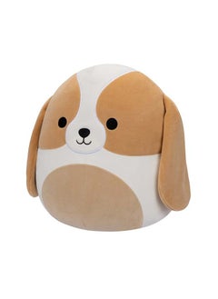 Squishmallows 12 بوصة أدلا بنية وبيضاء باصيت هاوند ، لعبة قماشية مرخصة رسميًا من كيليتوي ، لعبة ناعمة ملونة ، هدية للأطفال ، الفتيات والأولاد ، لعبة قابلة للغسل ومضغوطة متعددة الألوان لجميع الأعمار  - Image 1