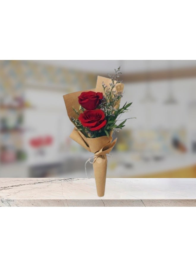 Classic Red Rose Duo